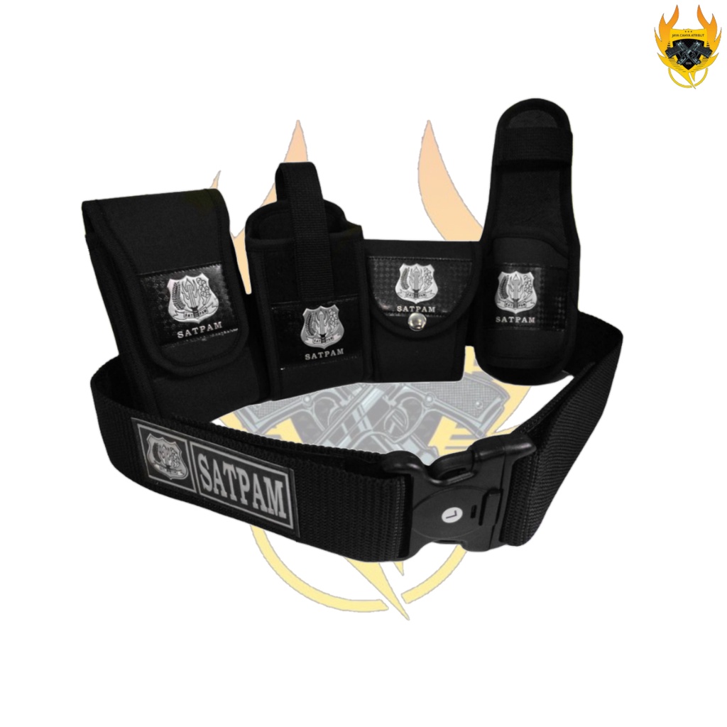 KOPEL SATPAM LENGKAP 1 SET PERLENGKAPAN ATRIBUT LOGO SATPAM