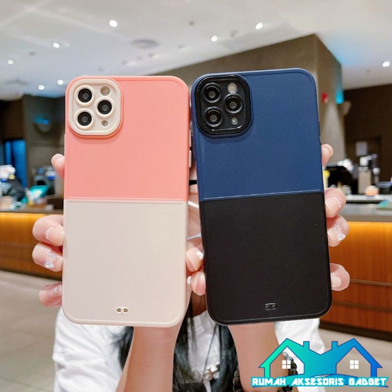 Softcase FYP 2 Warna OPPO A5S A7 F9 A12 A57 2022 Reno 7 8 4G A36 A76 A96 A1K A3S A15 A15S A16 A77S kombinasi pelangi