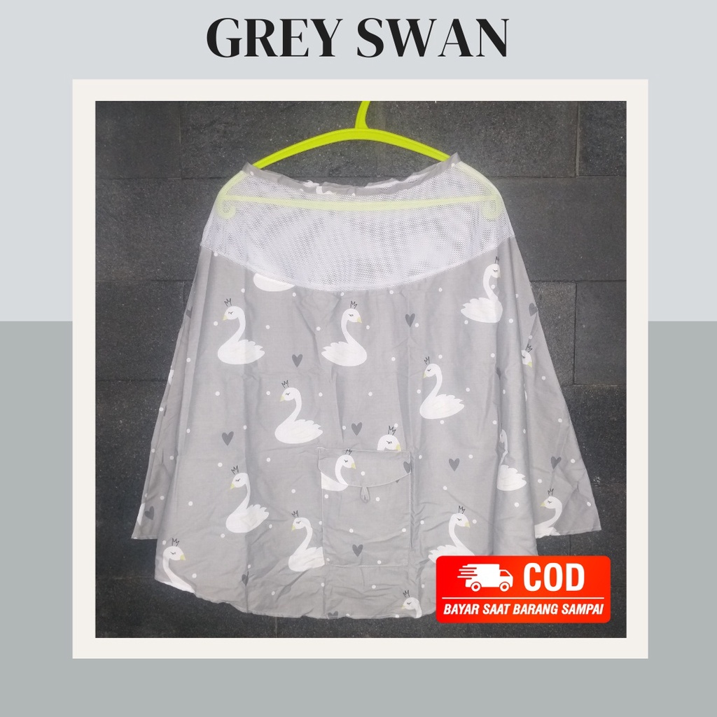 Apron Menyusui Melingkar 360° Nursing Cover Penutup Menyusui