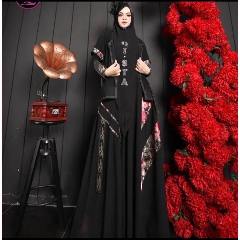 gamis syar'i original by Qisyajaya trevana terbaru