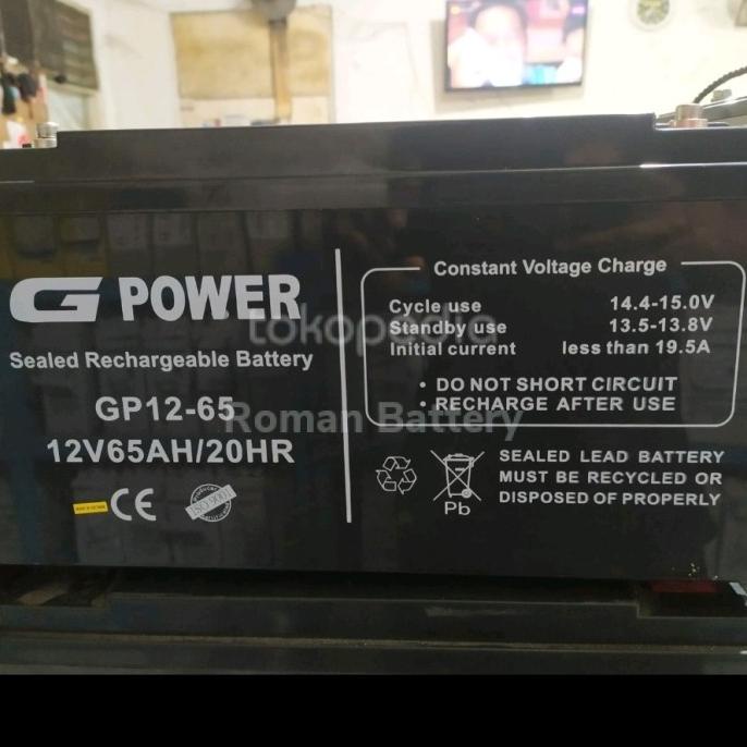 Batrai vrla G power 12v65ah New non dus
