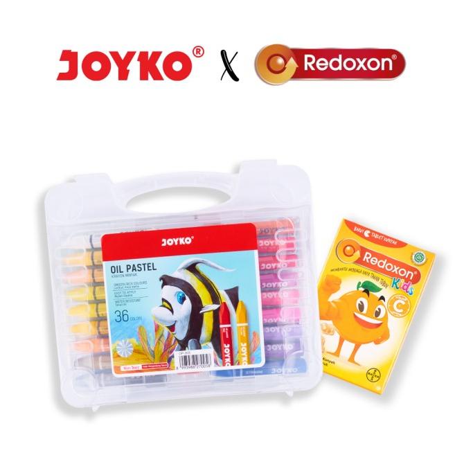 

Joyko Oil Pastel OP-36S & Redoxon Kids