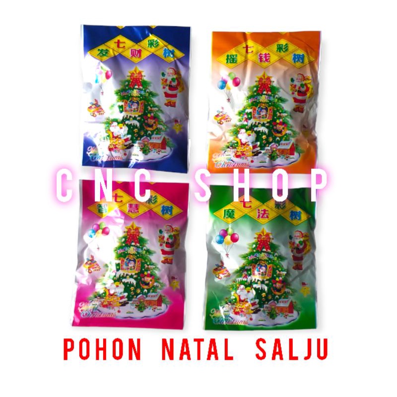 Mainan Pohon Natal Ajaib Salju Instant Mainan Anak Kreasi DIY