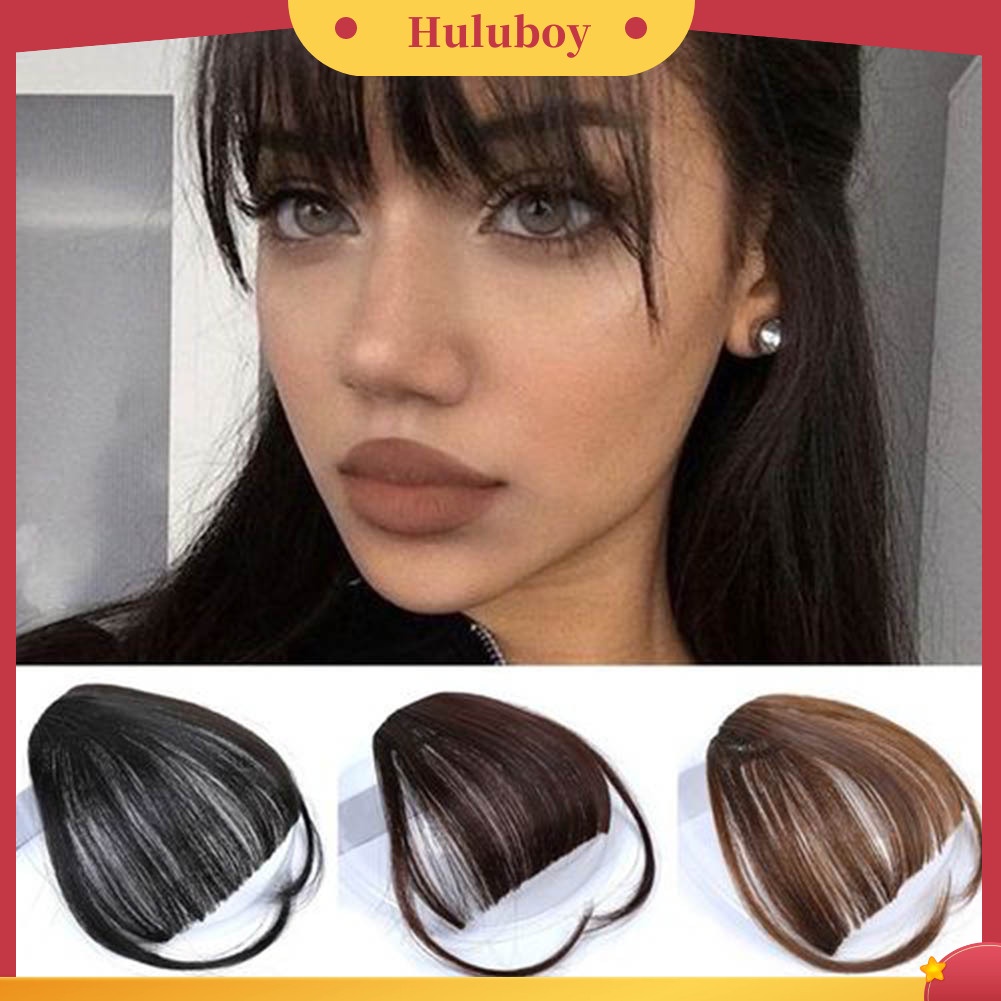 Wig Poni Depan Model Klip On Tipis Untuk Wanita