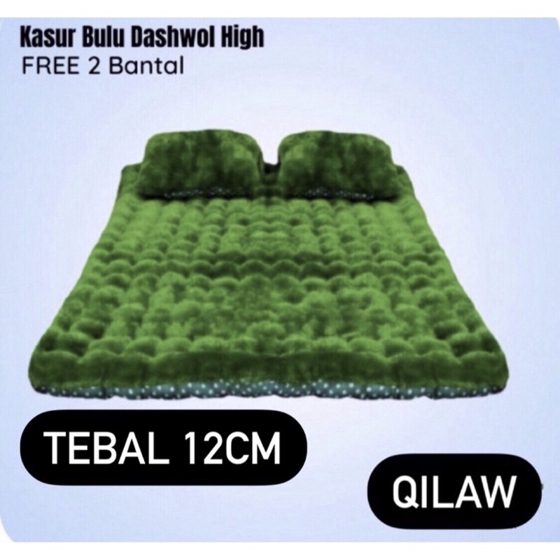 KASUR MENUL JUMBO FREE2 BANTAL ONGKIR MURAH TEBAL 12cm