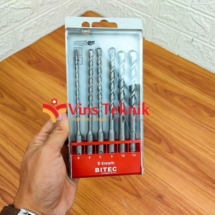 Mata Bor Sds Plus Set 6Pcs X-Tream Drill Bit Set
