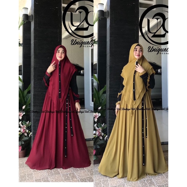 Gamis KANZA SYAR'I PREMIUM PREMIUm ORIGINAL by Butik U2C