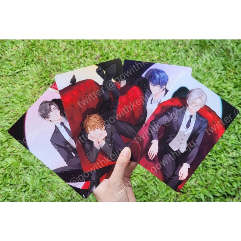 Men of NXX Postcard Official Tears of Themis