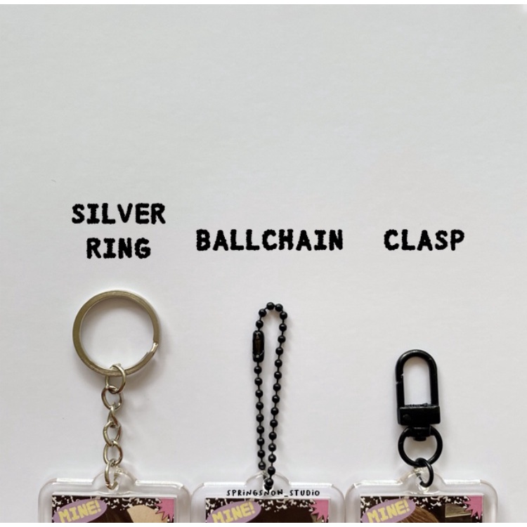 [READY] ENHYPEN &quot;MINE&quot; Acrylic Keychain / Gantungan Kunci Akrilik ENHYPEN KPOP Keyring