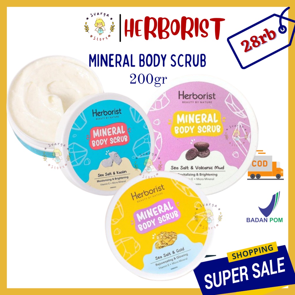 200gr Herborist Mineral Body Scrub