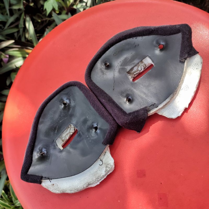 foam Styrofoam tatakan busa  pipi telinga helm NHK Predator Half face bekas ORI copotan