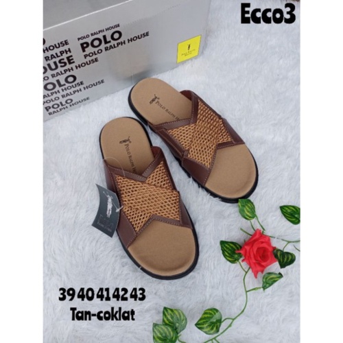 BRAND sandal bapak polo ralph house ecco3 Murah