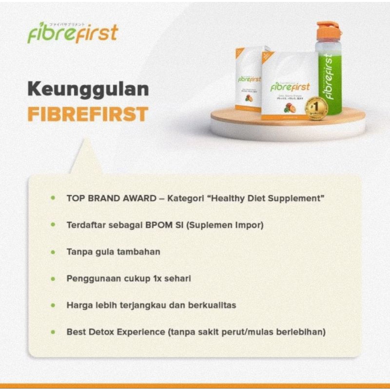 Fibre First Two Week Supply Isi 15 Sachet - Diet &amp; Detox