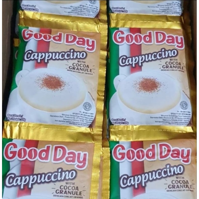 kopi good day capucino 1 renceng isi 10 pcs