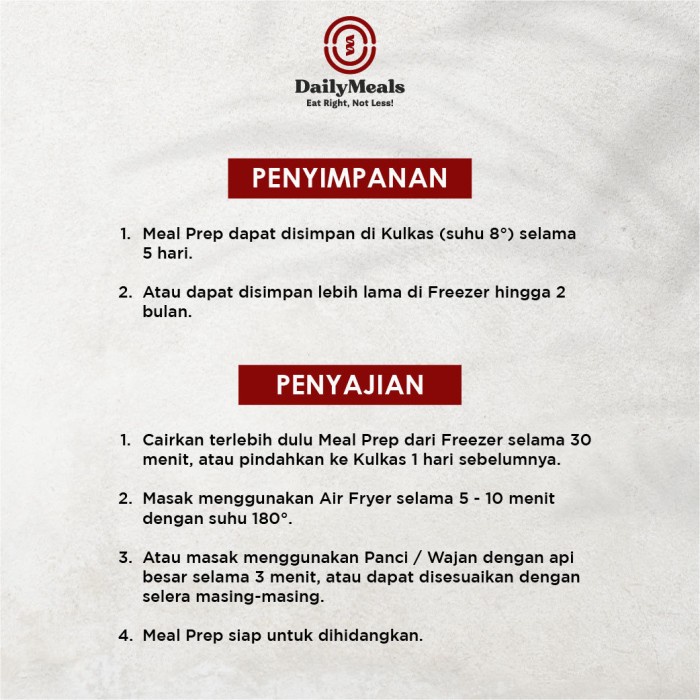 

Paket Lengkap Meal Prep - All Variant (Chicken/Beef/Salmon Txs0X-68
