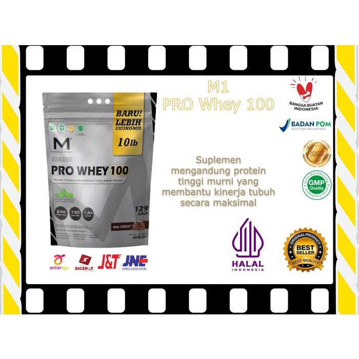 Muscle First Pro Whey 100 ukuran 10lbs Whey Protein Bonus Shaker