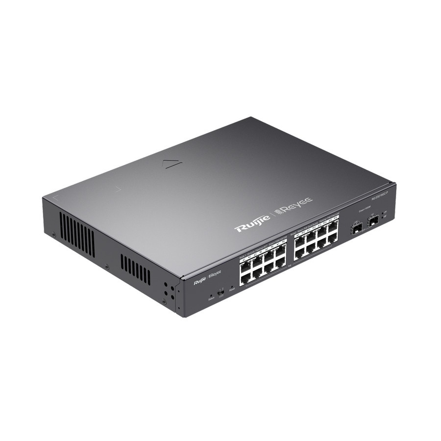 Ruijie RG-ES218GC-P , 16 Port Gigabit + 2 SFP Smart POE+ Switch 240W