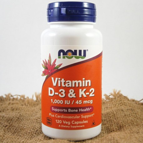 Now Vitamin D3 K2