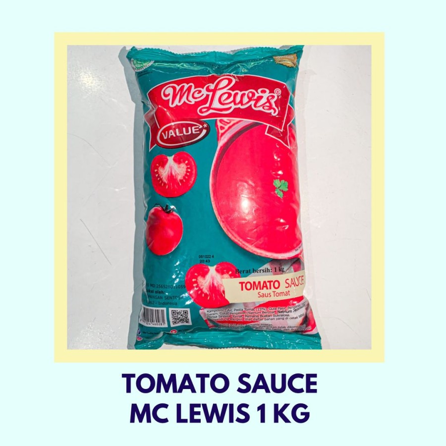 Tomato Sauce / Saus Tomat Mc Lewis 1Kg