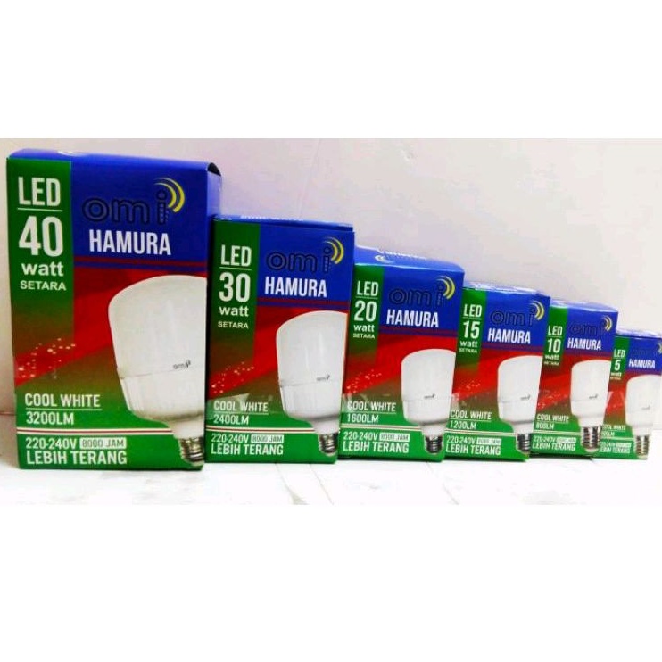 Bola lampu Bohlam Led model elegan Tersedia 5 10 15 20 30 40 watt