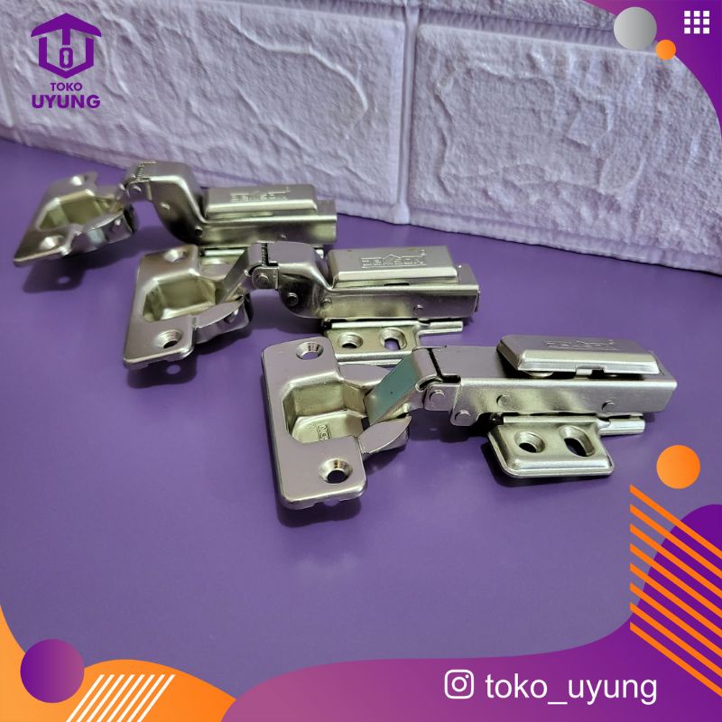 Engsel sendok dekson ES SD HYD DKS 01 CP Engsel lemari / engsel sendok slow motion dekkson lurus