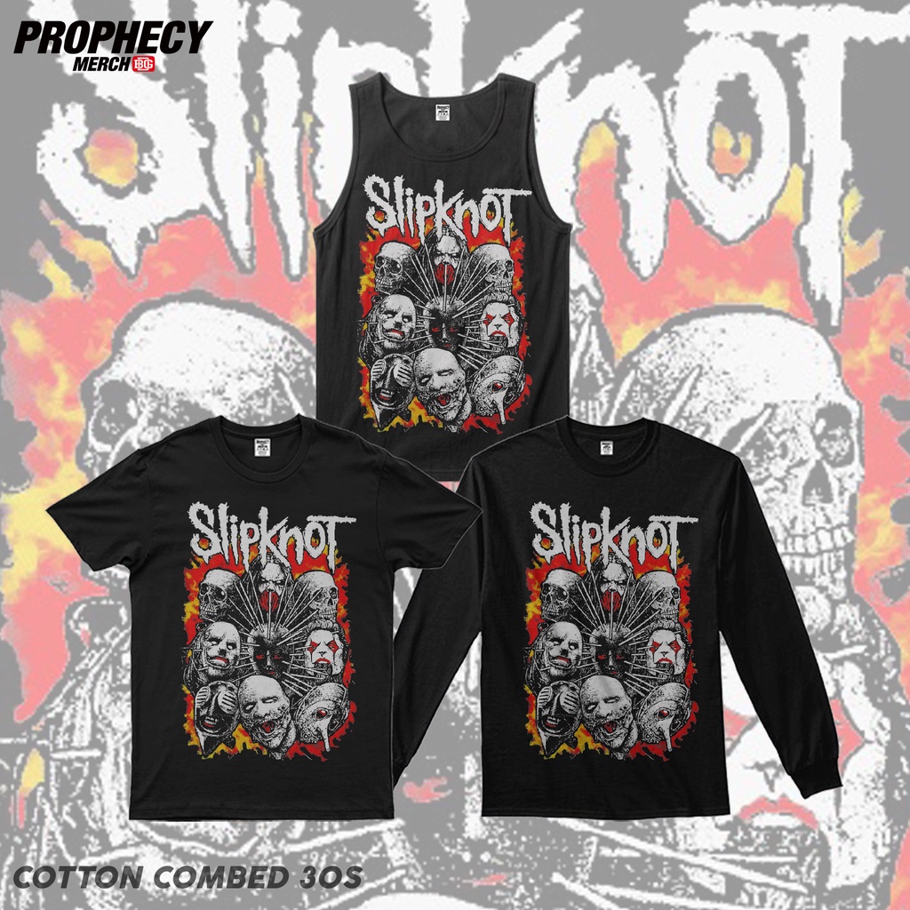 KAOS MUSIC BAND SLIPKNOT - MASK / KAOS MUSIC  / KAOS BAND / KAOS METAL / TSHIRT METAL / TSHIRT MUSIC