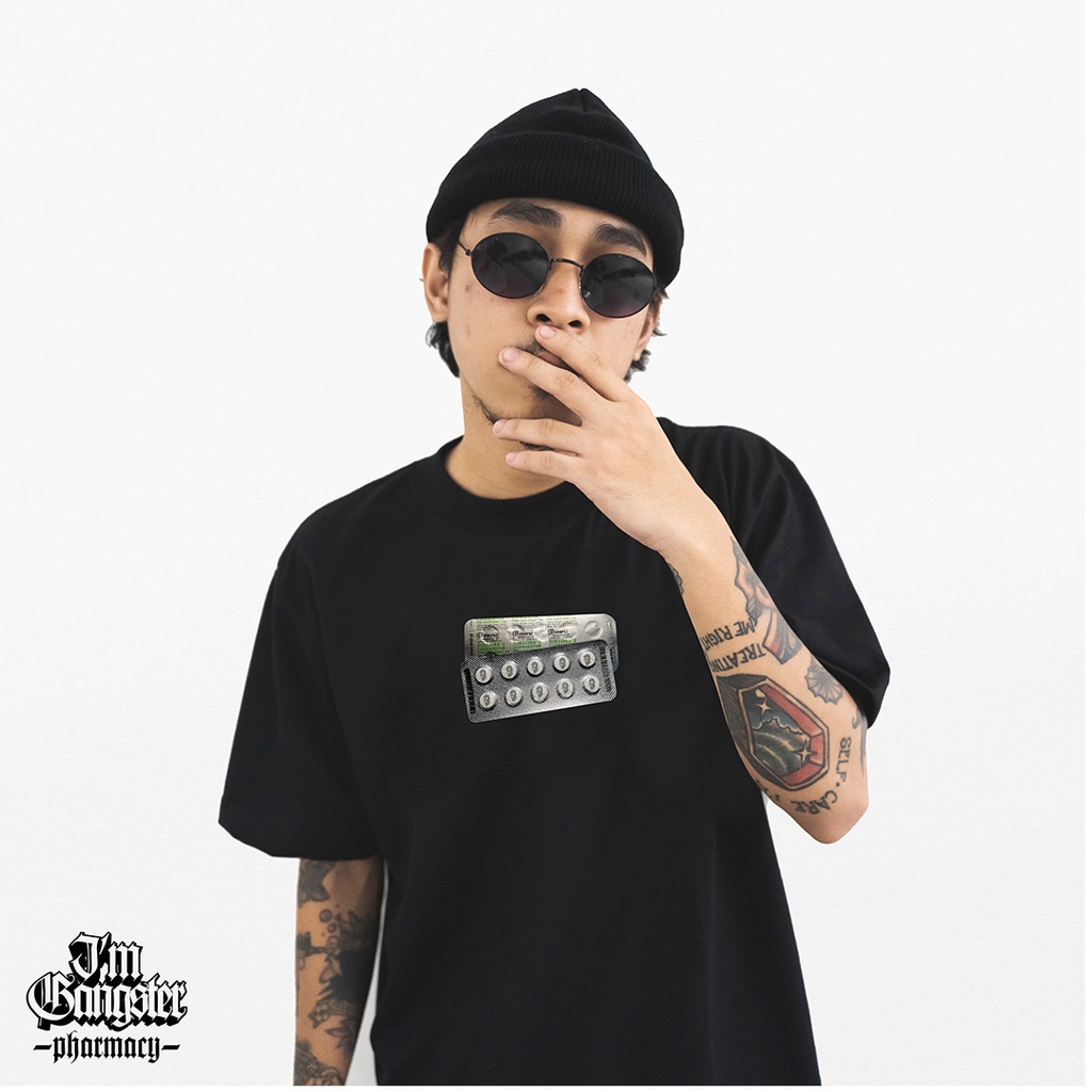 T shirt im gangster happines pills