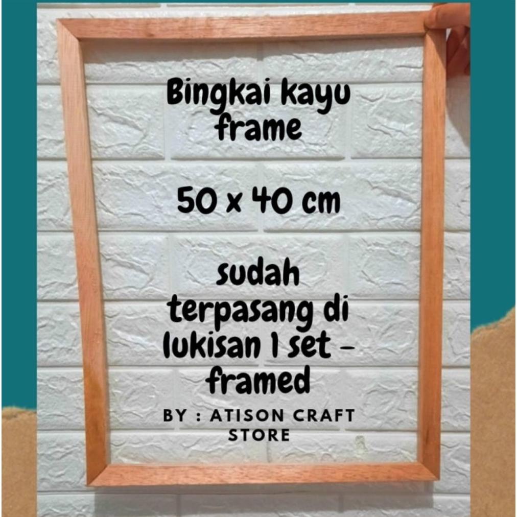

KAYU BINGKAI INNER FRAME UNTUK PAINT BY NUMBER 40X50 CM - BELI KHUSUS UNTUK DIPASANG LANGSUNG KE PAINTING BY NUMBERS TERLARISS...,,,,,