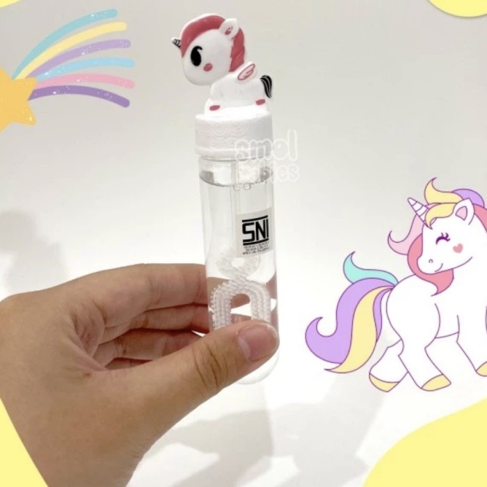 Unicorn Bubble Small Mainan Bubble Stick Kuda Pony Gelembung Lucu