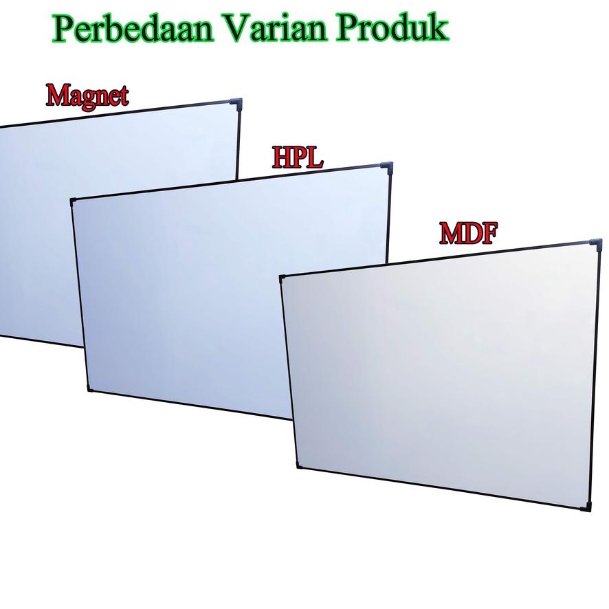 

♥@♥ Papan Tulis 90x120 cm Magnet dan Non Magnet