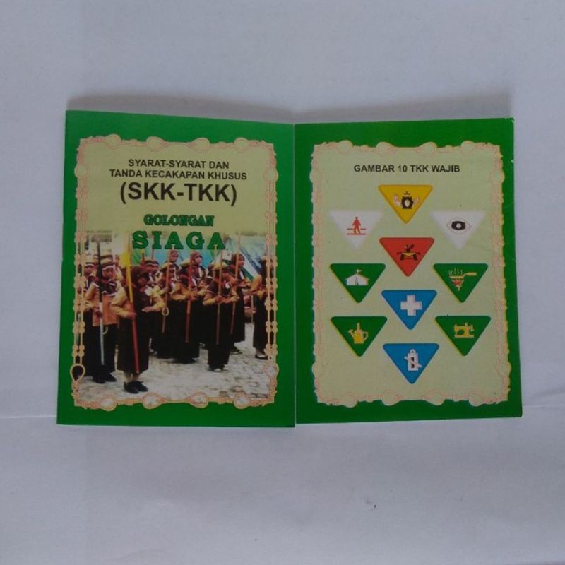 Buku SKK TKK Pramuka siaga (hijau) bijian