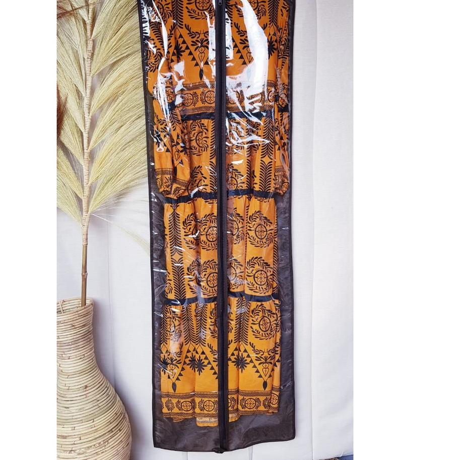TERPOPULER COVER BAJU , COVER GAMIS , TEMPAT PENYIMPANAN BAJU DAN GAMIS FULL RESLETING TANPA HANGER 