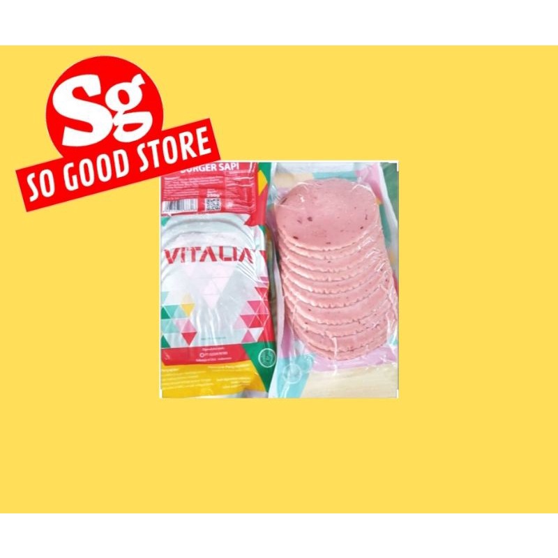 VITALIA beef burger isi 20 &amp; isi 10