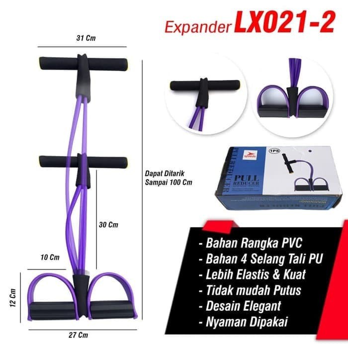 COD SM88  Tummy Trimmer KARET Pull Reducer Expander Elastis Resistance Band LX 021-2
