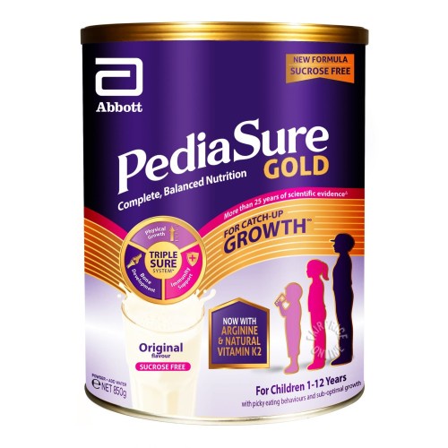

PediaSure TripleSure Milk Powder - Original (Sucrose Free) 850g Singapore