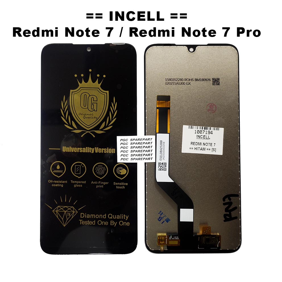 INCELL - LCD Touchscreen Fullset Xiaomi Redmi Note 7 / Redmi Note 7 Pro / Redmi Note 7s