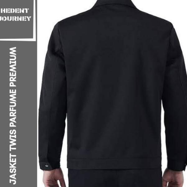 Termurah JASKET PRIA PARFUM HITAM/JAS JAKET PREMIUM/JAS SANTRI/JAS PESTA BAHAN KATUN TWIST PREMIUM