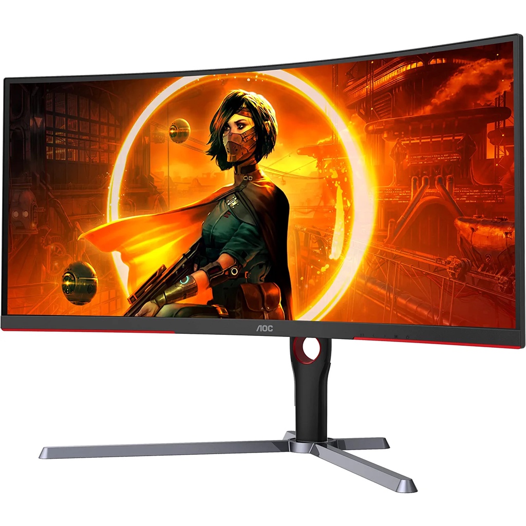 AOC Gaming Monitor CU34G3S 34&quot; WQHD 165Hz 21:9 UltraWide HDR 10 1000R