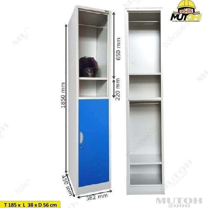 

PROMO LOKER LOCKER LEMARI KABINET BESI 2 PINTU KOZURE KL-2 ORIGINAL