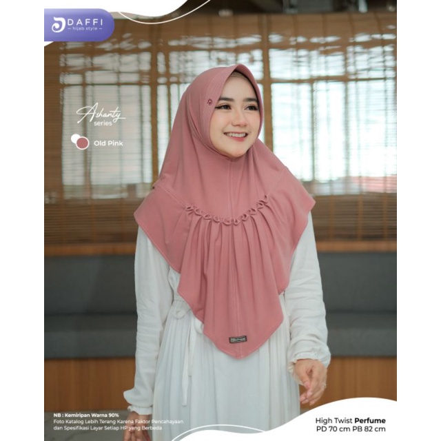 Daffi Jilbab Instan Kerudung Bergo Jersey Premium Ashanty  Khimar Syari Jumbo Kudung Sport Menutup D