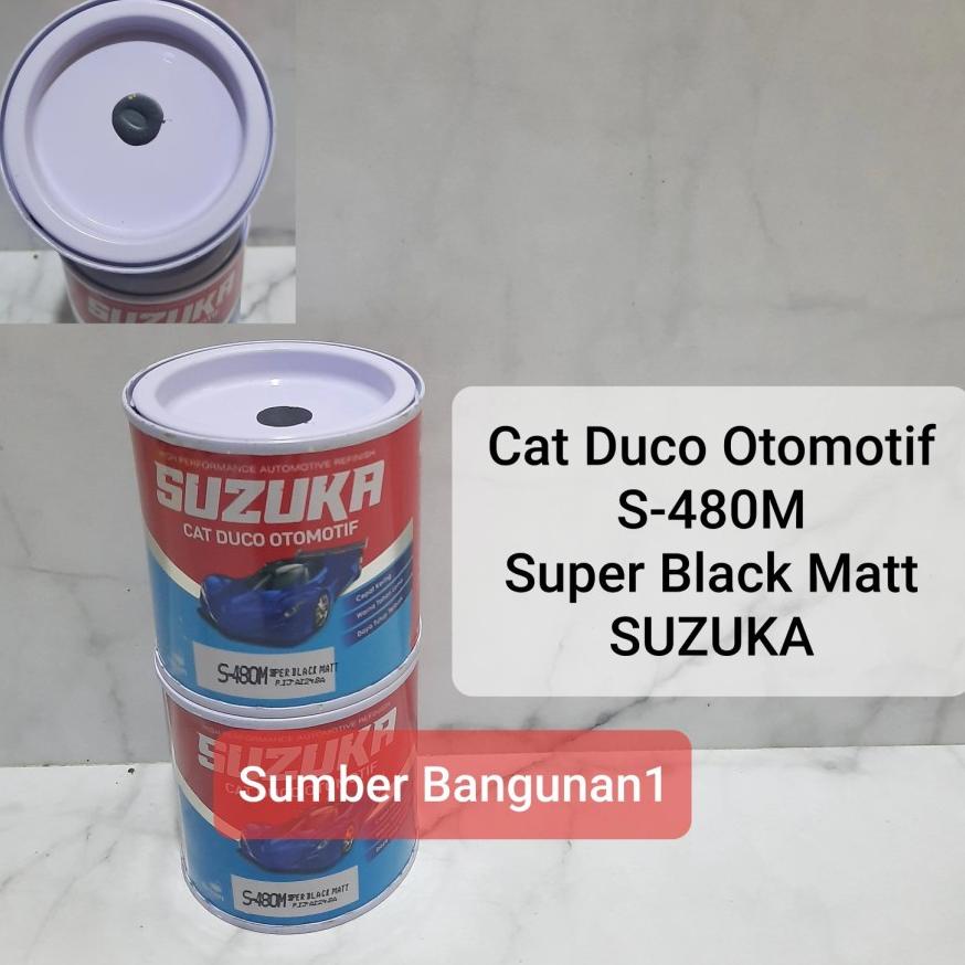 Terbaru - Cat Duco Hitam Doff Suzuka Cat Besi Hitam Dop Cat Otomotif Motor Mobil