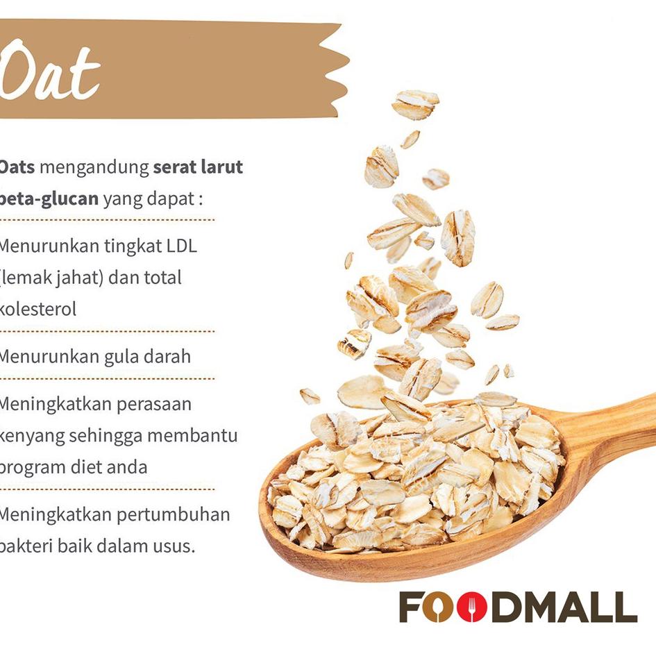 

(PROMO 8VC62) Quick Oat 1 kg / Oatmeal Sarapan Sehat dan Cocok Untuk Diet ⁂