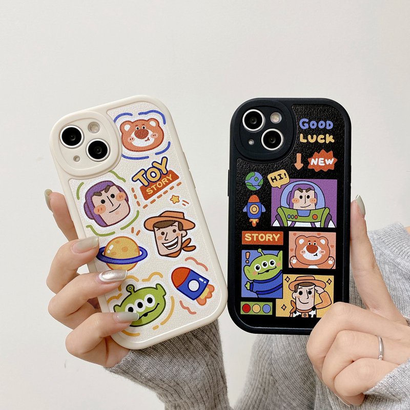 Toy Story Black Soft Case OPPO A9 A5 A31 A53 A33 2020 A7 A5S A12 A11K F9 F11 A15S A35 A52 A92 A54 A36 A96 A83 A57 A3S A16 A1 Pro Reno 35 6 7Z 9 Telepon Hitam Case Pria Man