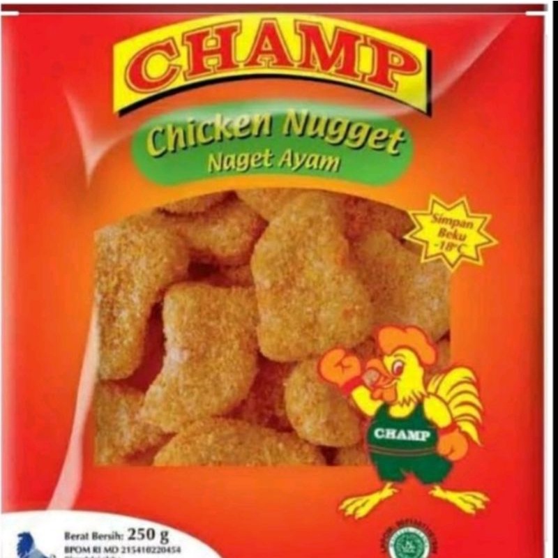 

CHAMP Chicken Nugget 250gr | Nugget Champ | Naget Ayam Frozen Food | frozenfood