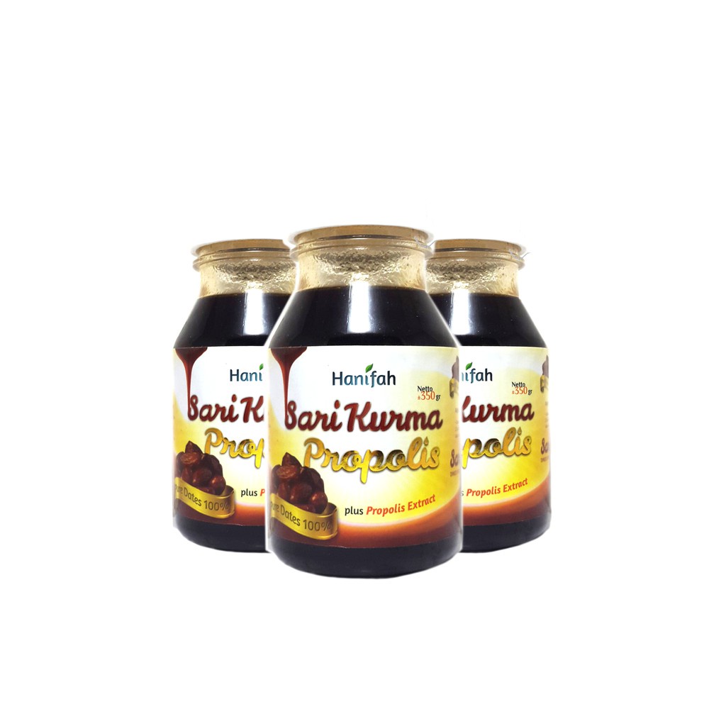 

SARI KURMA PROPOLIS HANIFAH isi 350gr