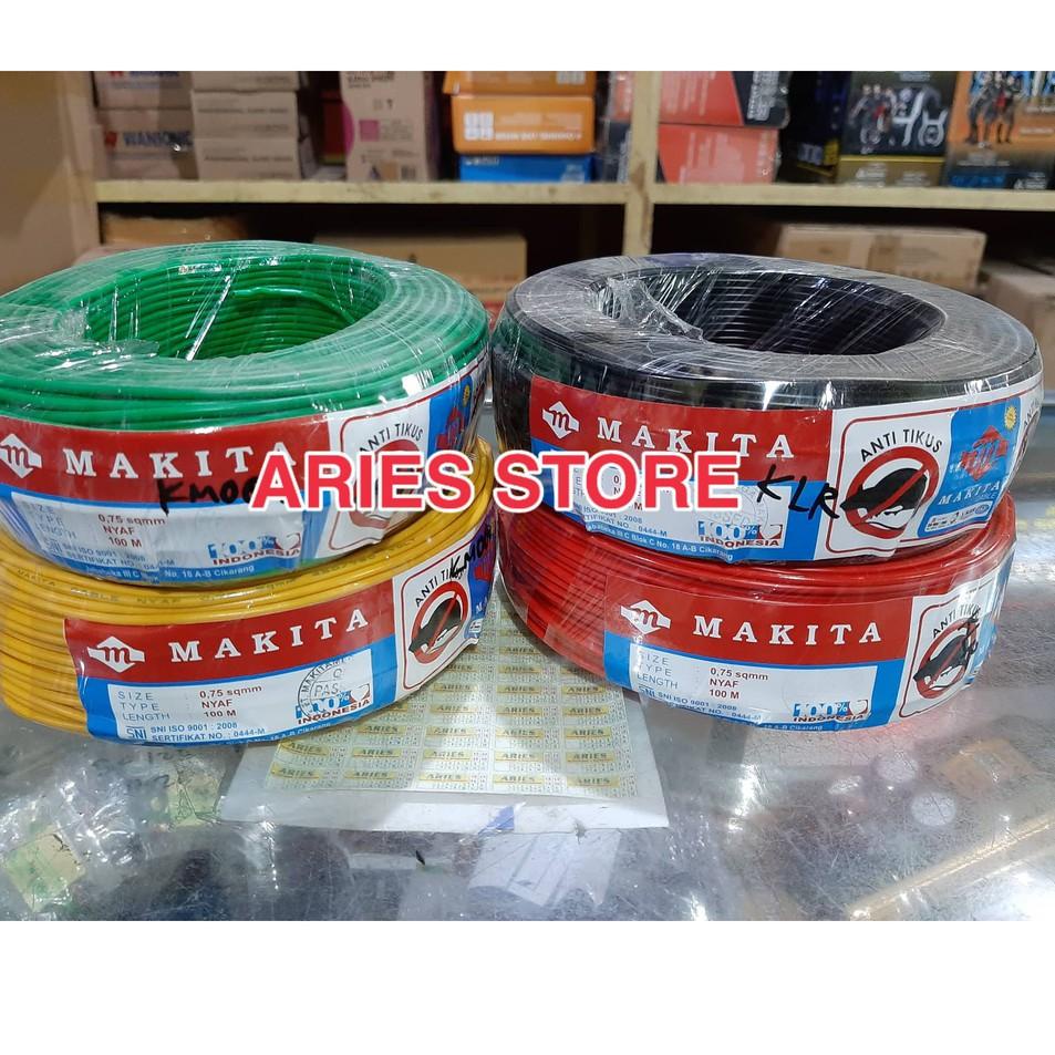 Kejutan Meriah 1 roll kabel serabut MAKITA NYAF 0.75 kabel serabut tembaga