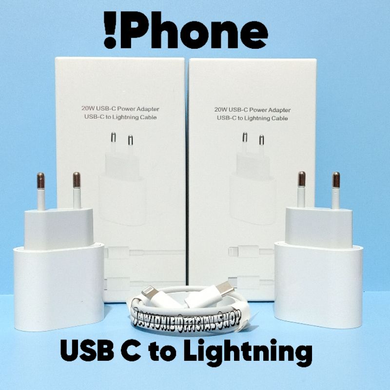 Batok Adaptor Kepala Charger Casan Cas !Phone SE 1 2 3 2022 Fast Charging USB TYPE C to Lightning 5W 18W 20W 25W