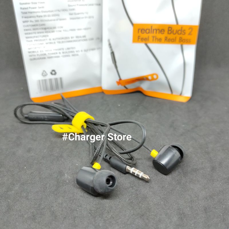 Headset Handsfree Earphone Realme Semua Realme cocok Feel The Real Bass Realme Buds 2