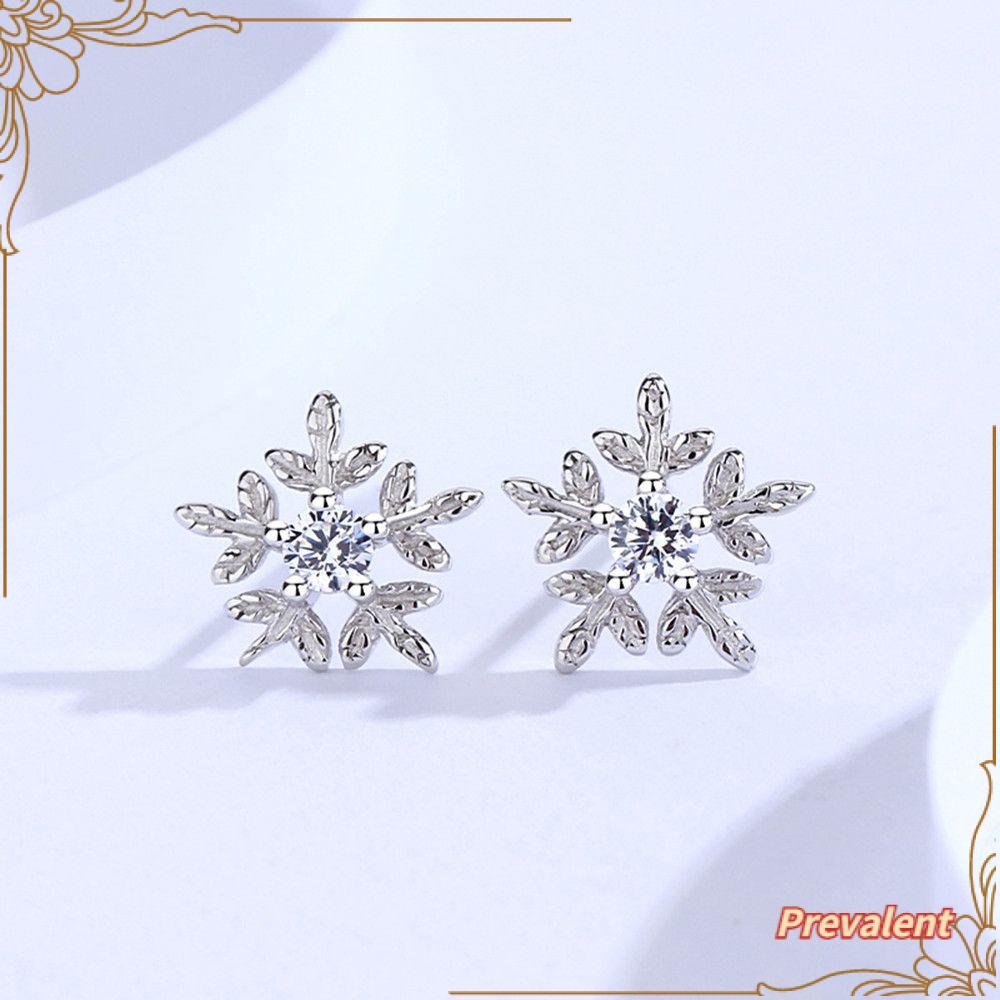 Preva Wanita Anting Tusuk Wanita Perhiasan Pesta Pernikahan Simple925 Sterling Silver