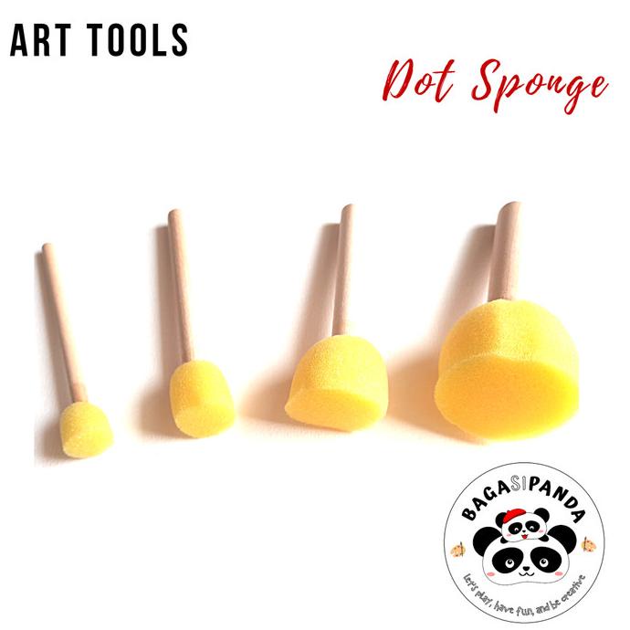 

Dot Sponge Painting / Spons Lukis bentuk Lingkaran / Alat Lukis